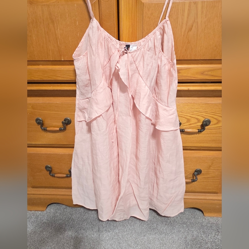 Divided Light Pink Ruffle Blouse - Picture 2 of 5